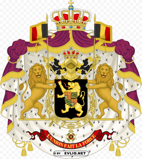 king leopold coat of arms PNG images with high-quality resolution