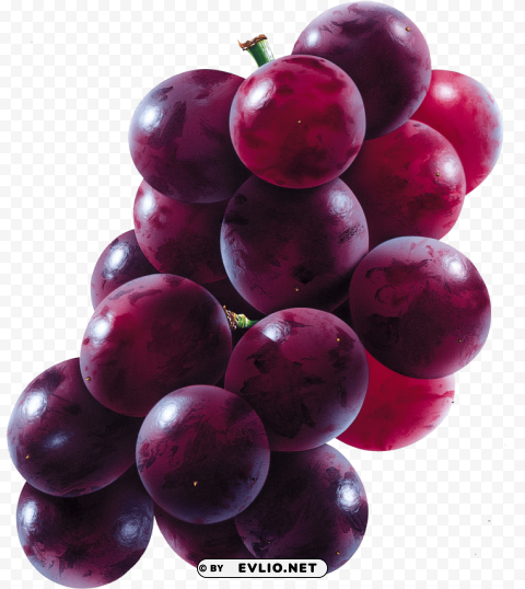red grapes Isolated Graphic on Clear Background PNG