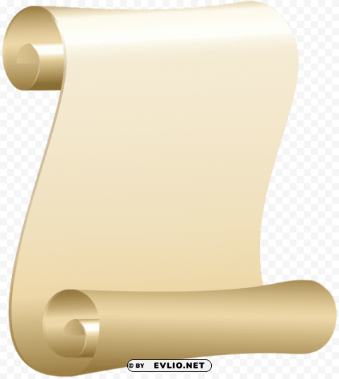 scrolled paper Isolated Character in Transparent Background PNG