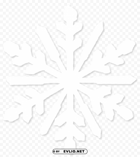 Snowflake Isolated Subject in Clear Transparent PNG