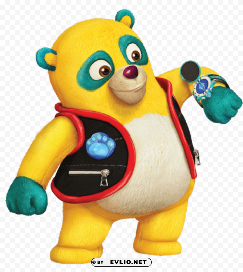 special agent oso looking at his watch PNG download free