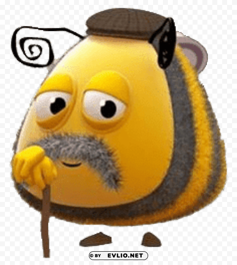 the hive grandpa bee PNG clipart with transparent background
