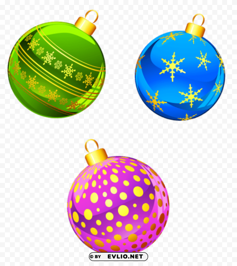  christmas ornaments Isolated Icon on Transparent Background PNG