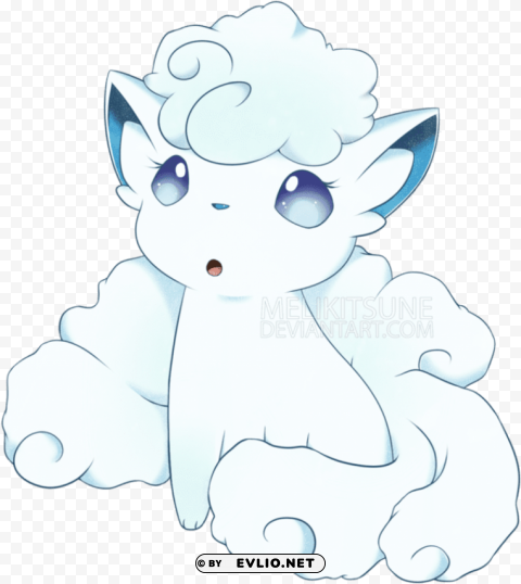 visit - alolan vulpix christmas hat ClearCut Background PNG Isolated Subject