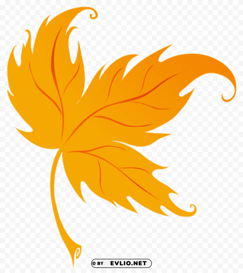 fall leaf PNG Image with Transparent Background Isolation