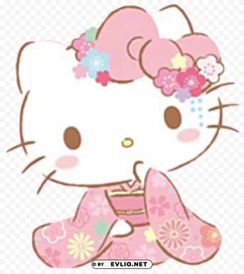 Hello Kitty PNG design elements