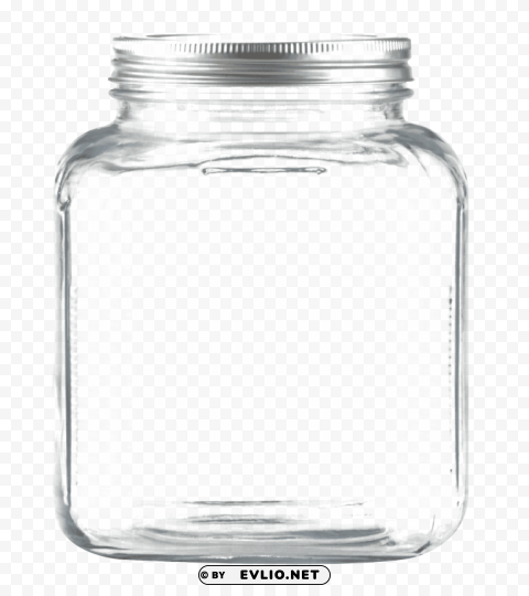 Glass Jar PNG Isolated Design Element With Clarity