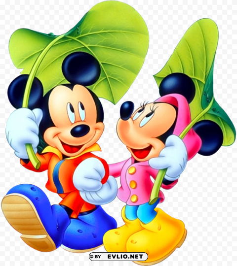 Mickey And Minnie Mouse Logo PNG Images With Alpha Transparency Selection