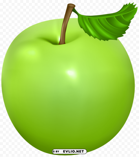 green apple image Isolated Item in Transparent PNG Format