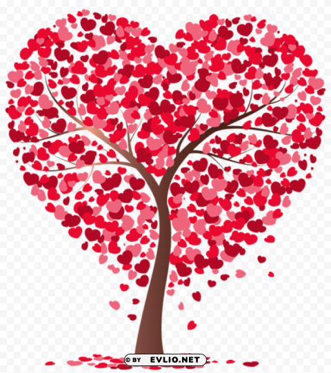 heart tree PNG transparency png images background -  image ID is 482d89c9