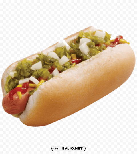 hot dog Clean Background Isolated PNG Art