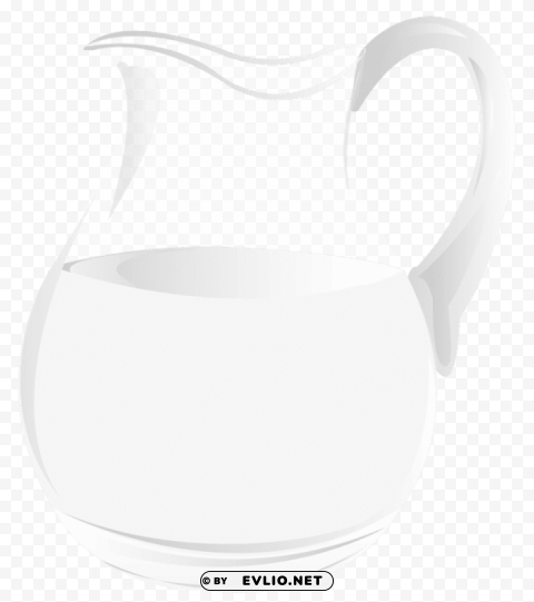 jug of milk ClearCut Background Isolated PNG Design