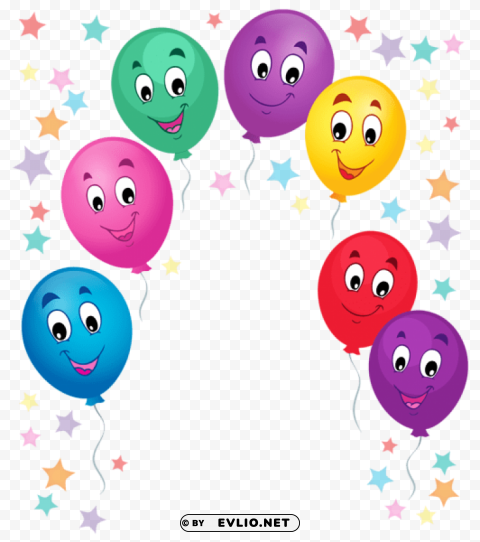 balloons cartoon decorationpicture PNG images with clear cutout