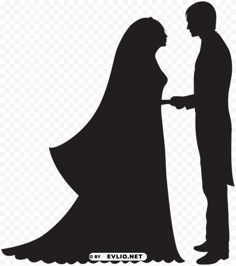 bride and groom Transparent background PNG clipart