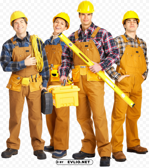 industrail worker s PNG transparent pictures for editing