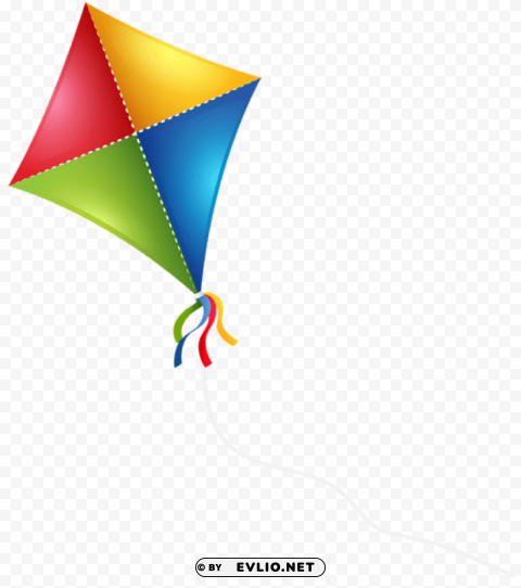 kite transparent Isolated Design Element in PNG Format