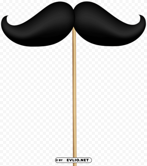 stache on stick transparent HighResolution Isolated PNG with Transparency