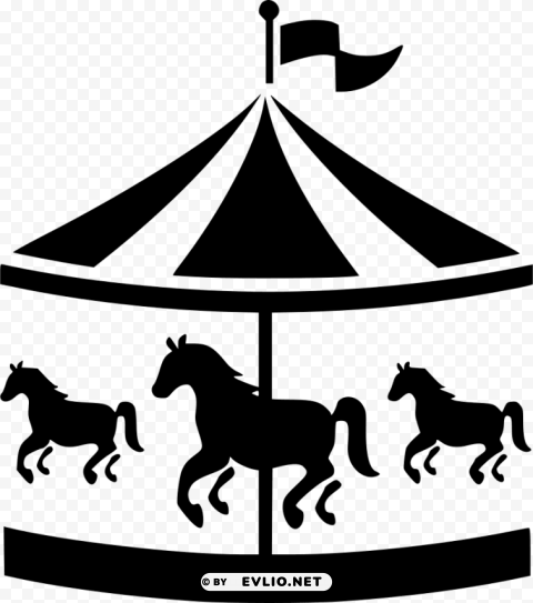 carousel Transparent PNG Isolated Subject Matter