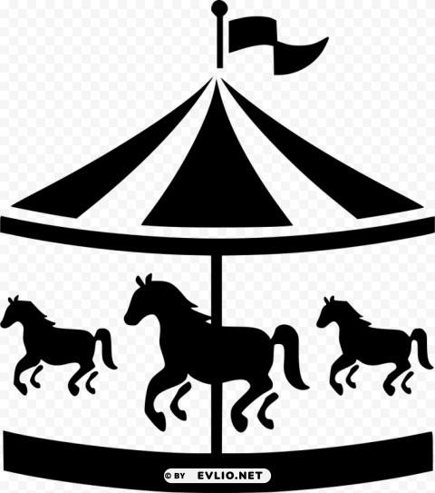 Carousel Transparent PNG Isolated Subject Matter