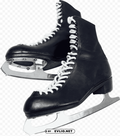 ice skates Isolated Illustration on Transparent PNG