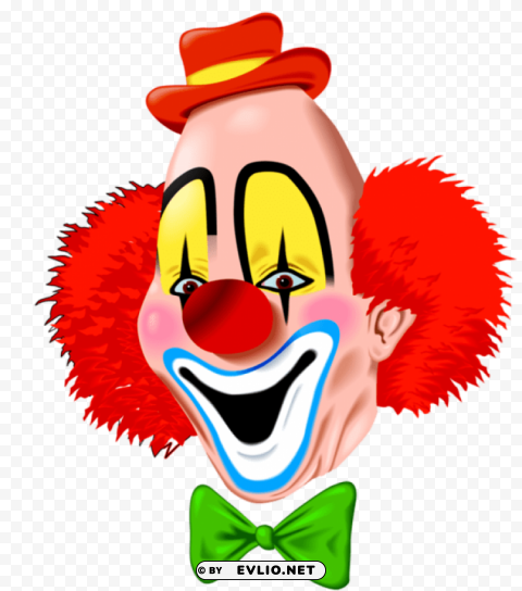 clown's Clean Background Isolated PNG Illustration clipart png photo - 6f6a5f3b