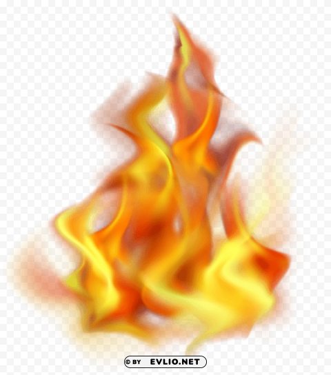 fire Transparent PNG Isolated Element with Clarity