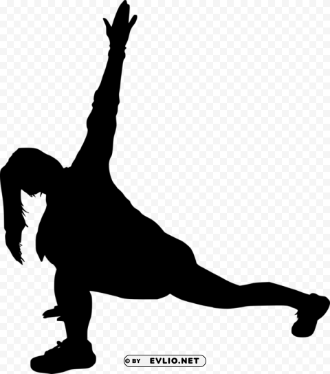 fitness silhouette PNG files with no background bundle