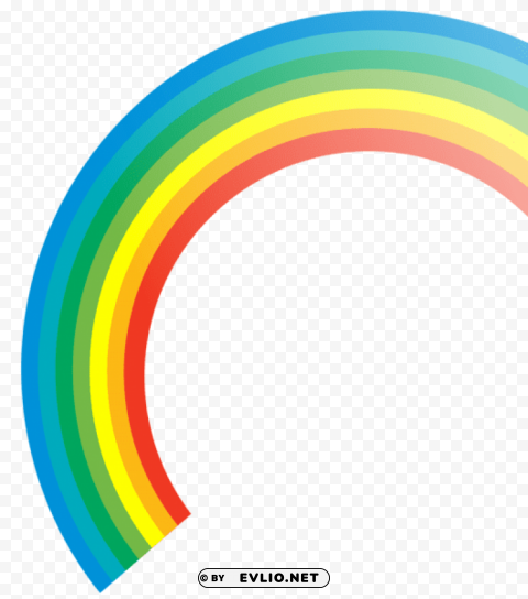 Rainbow Transparent Picture Clear Background Isolated PNG Graphic