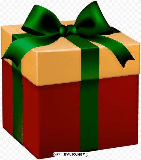 gift box red PNG isolated clipart png photo - 1800ccd1