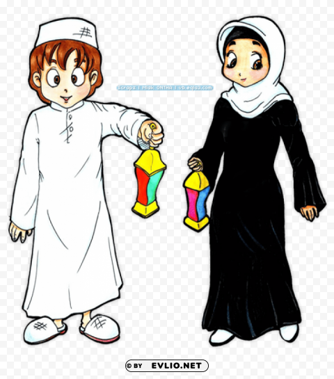 Person islamic clipart Transparent PNG image