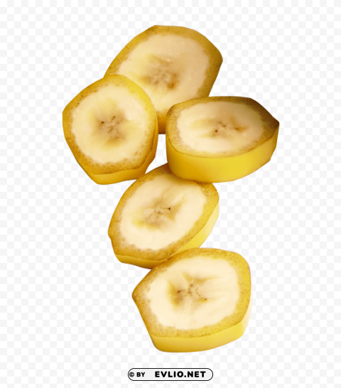 Banana Slices High Resolution PNG Isolated Illustration