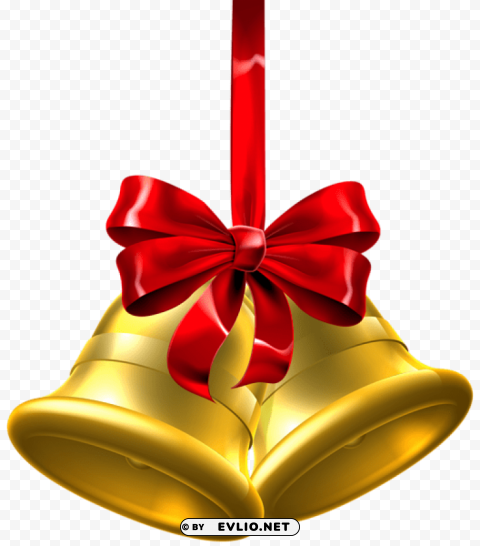 gold christmas bells HighQuality Transparent PNG Isolated Graphic Design