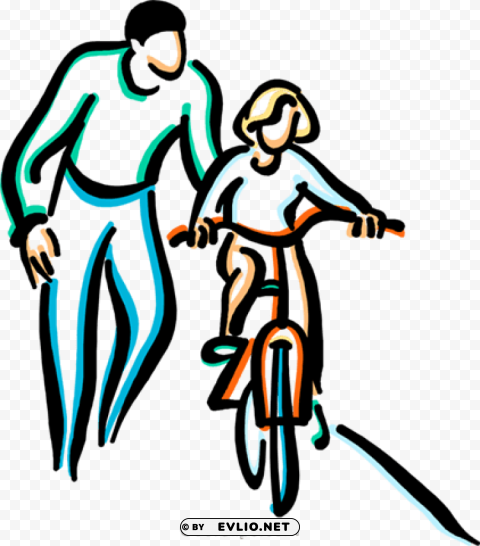learning to ride a bike PNG images with no attribution