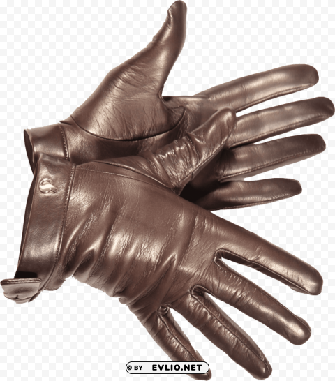 Leather Gloves PNG Transparent Design Diverse Assortment