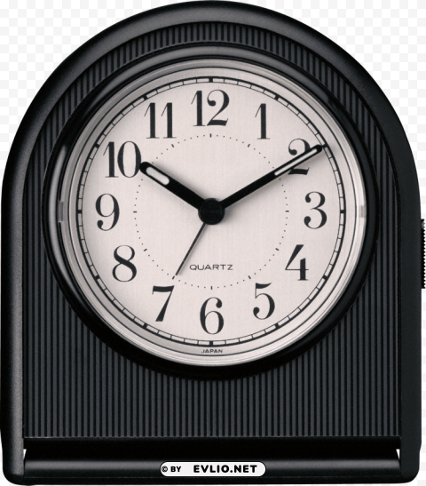 black alarm clock PNG graphics for presentations