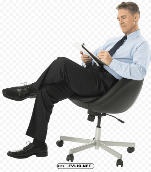 sitting man HighQuality Transparent PNG Isolated Art