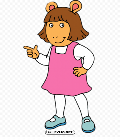 arthur's sister dw PNG files with no background wide assortment