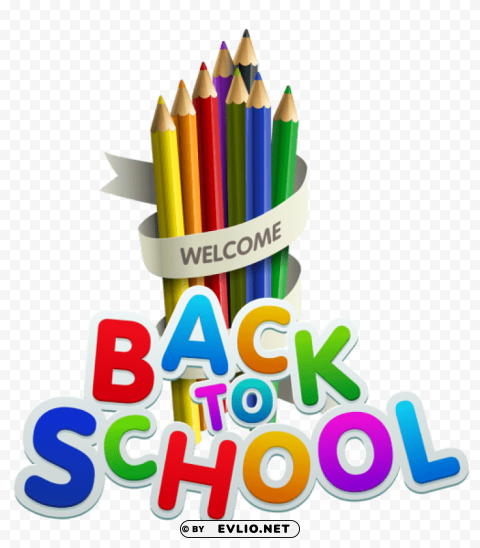 back to school decor PNG files with transparent backdrop complete bundle