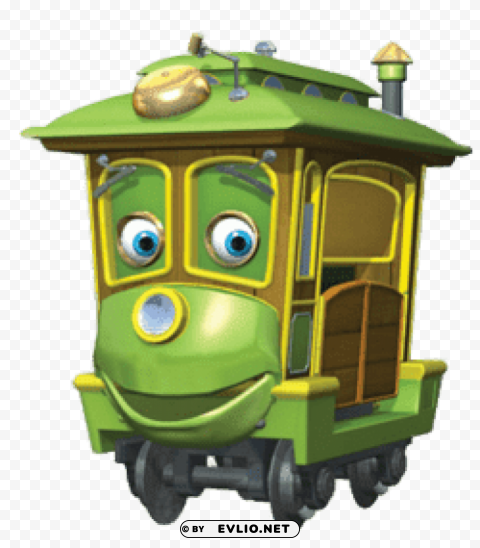 chuggington character zephie the trolley car PNG images without subscription