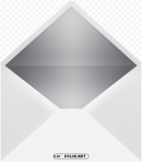 Envelope White Silver PNG Free Download Transparent Background