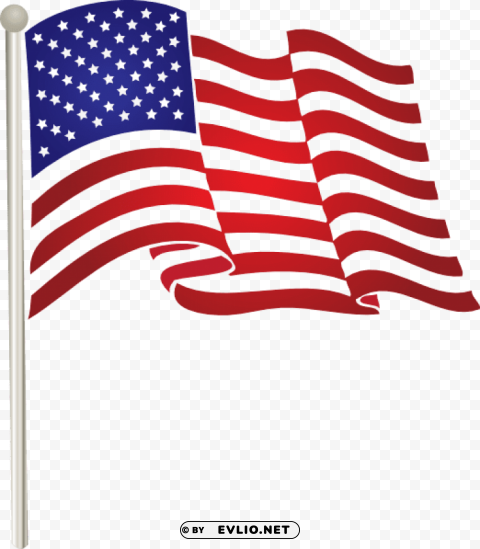 american flag PNG Image Isolated with Transparent Clarity