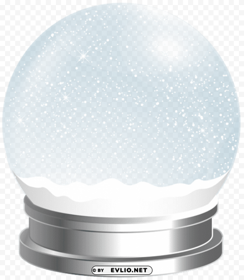 empty snow globe PNG images with transparent layering