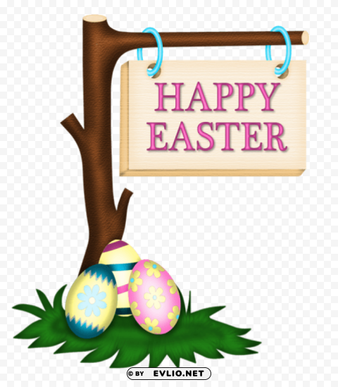 happy easter signpicture PNG images without restrictions