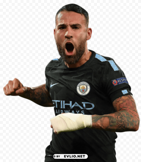 nlas otamendi PNG with Clear Isolation on Transparent Background