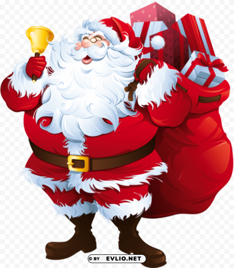 santa claus p Isolated PNG Object with Clear Background