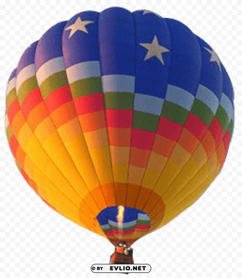 hot air balloon from below Isolated Element in HighQuality PNG
