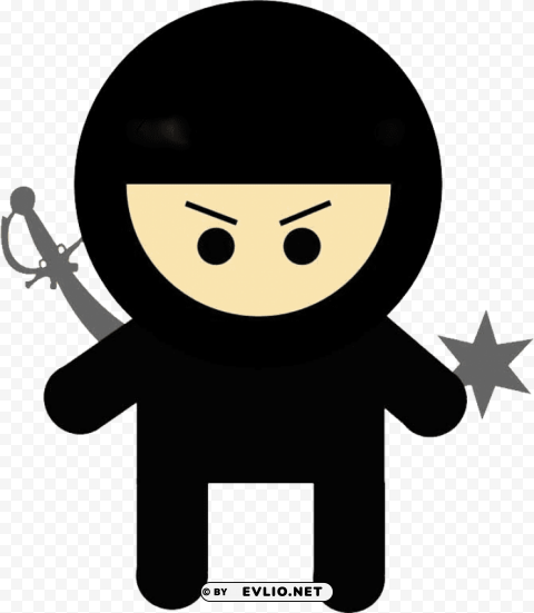 ninja PNG transparent graphic clipart png photo - 9a4977ad