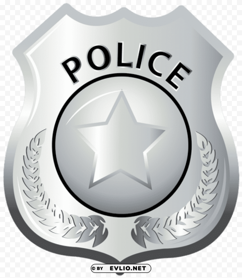 police badge Transparent PNG Isolated Illustrative Element