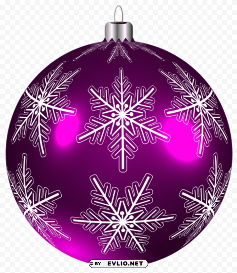 beautiful purple christmas ball clip-art PNG icons with transparency