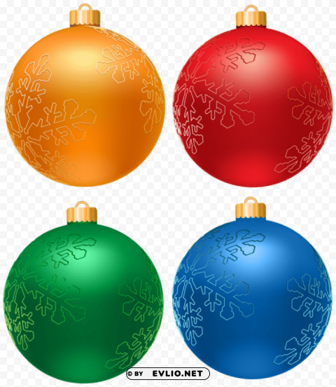christmas balls set Free PNG images with alpha transparency comprehensive compilation